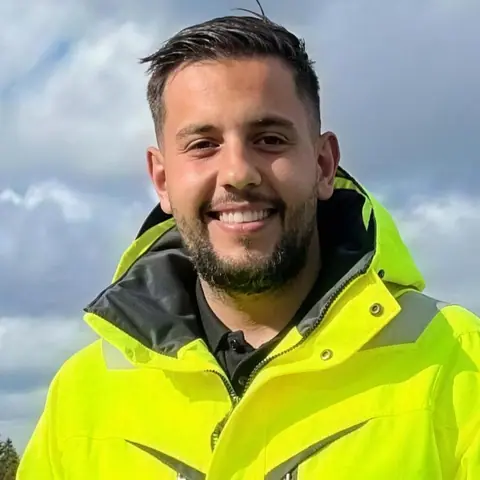 Yosef Ali, delägare och riskutbildare på Landvetter Halkbana